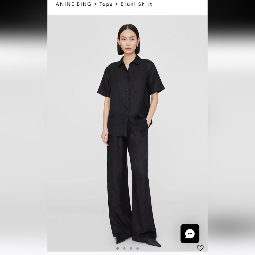 Anine bing bruni linen lyocell blend M